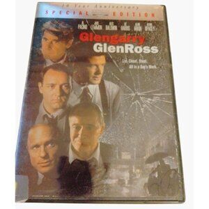 Glengarry Glen Ross DVD 2002 10th Anniversary 2 Disc Set Special Edition